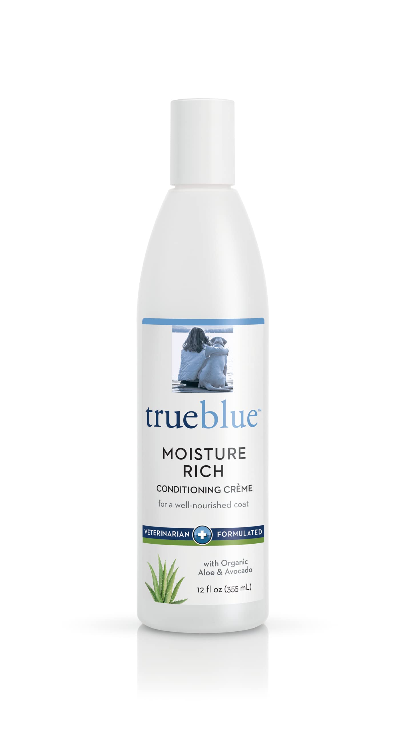 TrueBlue Aloe & Avocado Moisture-Rich Conditioning Dog Crème – Conditioner Cream for Dogs, Puppies - Deodorizing, Moisturizing, Tearless – Toxin Free, Natural Botanical Blend – 12 Fl. Oz. 1