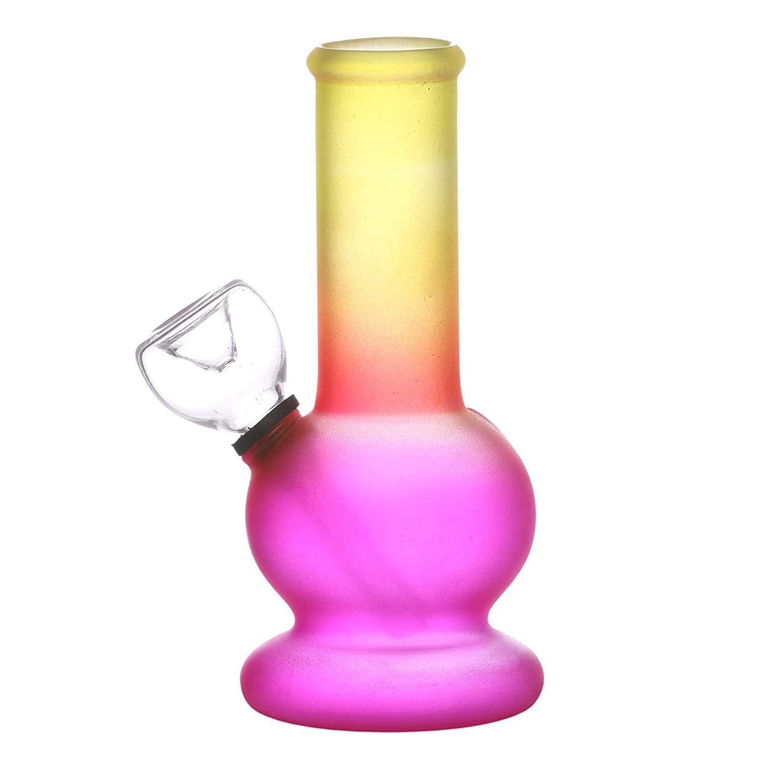 Metier Deal ! 5 Inch Glass Smoking Pipe Bong (13cm, Multicolor) and 2 inch Play Mate Acrylic Weed Crusher Herb Grinder- 1 Pc (GRA218) 3