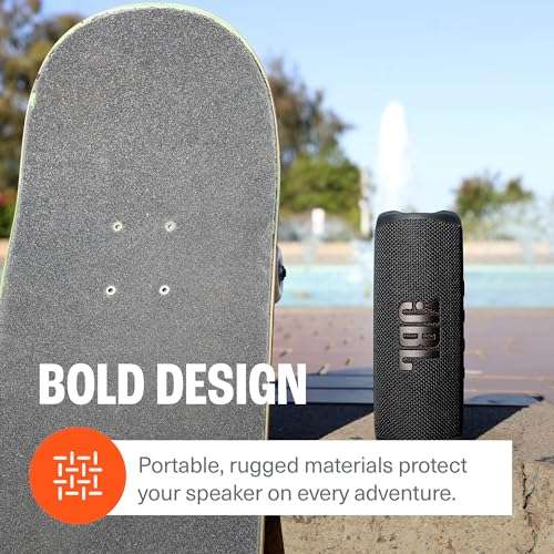 JBL Flip 6 (Gray) + Bundle with divvi! Protective Hardshell Case 6