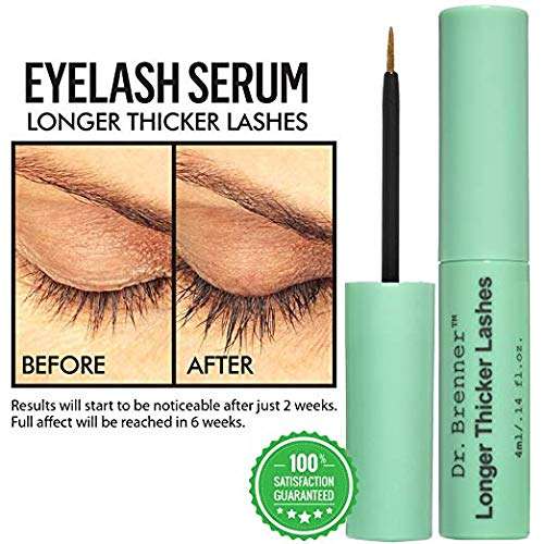 Dr. Brenner Eyelash Growth Serum Enhancer for Longer Thicker Eyelashes and Brows Made in U.S.A. (4 ml.) 2