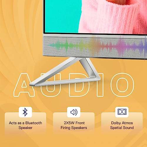 Dell 13th Gen All-in-One PC Inspiron 5420, Intel Core i5-1335U Processor/ 16GB/ 512GB/ MX550 (2GB GDDR6)/ 23.8" FHD AG/ProWireless Keyboard + Mouse/ 3 Years Onsite Hardware Service/White/ 5.56kg 3