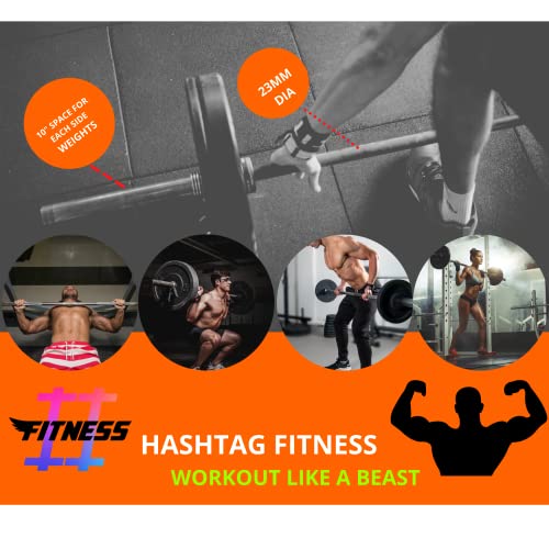 Hashtag Fitness Home Gym Set 10kg 50kg gym equipment set for home workout,fitness equipment dumbbells set for home gym (50kg, Pvc) 4