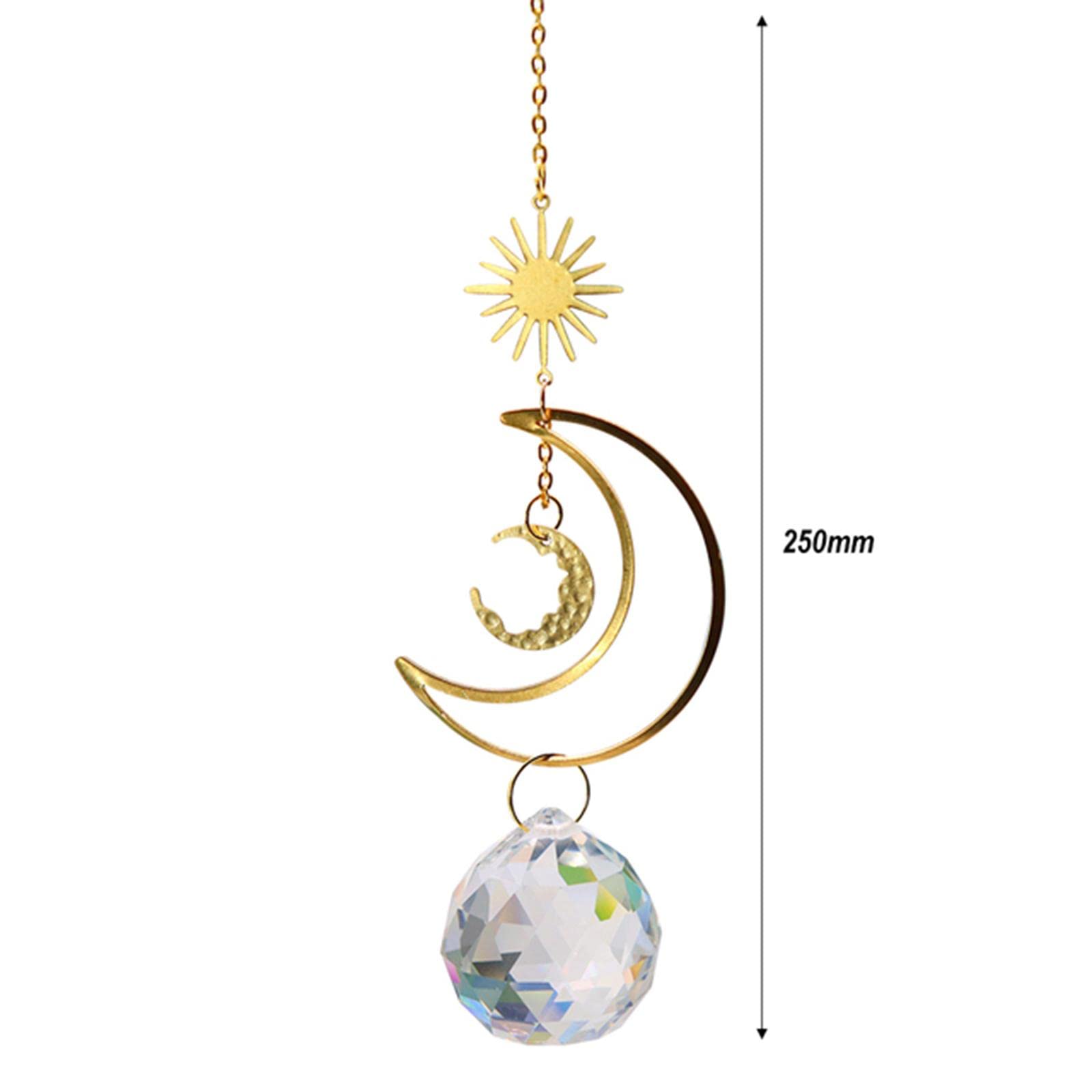 Generic Crystal Prism Ball Feng Shui Pendants Hanging Rainbow Sun Catcher Style 1 3
