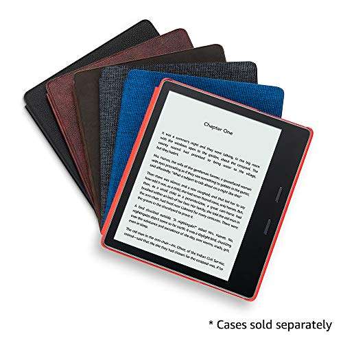 Kindle Oasis – With 7” display and page turn buttons – Wi-Fi + Free Cellular Connectivity, 32 GB, Graphite 6