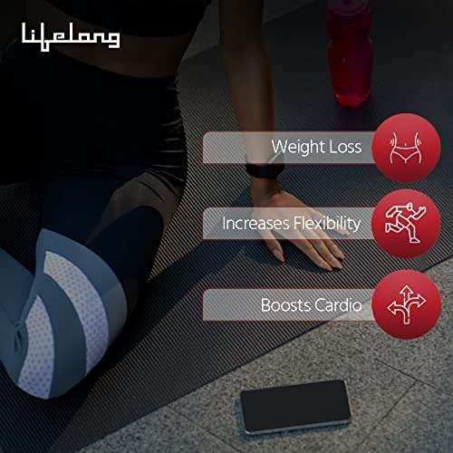 Lifelong LLSR01 Skipping Rope for Men, Women & Children - Jump Rope for Exercise Workout & Weight Loss - Tangle Free Jumping Rope for Kids (275cm, Red and Black) Handle Material: Plastic 4