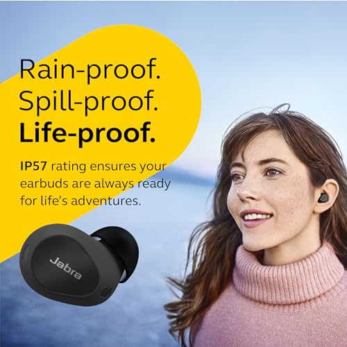 Jabra Elite 10 True Wireless Bluetooth Earbuds – Advanced Active Noise Cancelling with Dolby Atmos Surround Sound, All-Day Comfort, Multipoint, Crystal-Clear Calls – Gloss Black 4