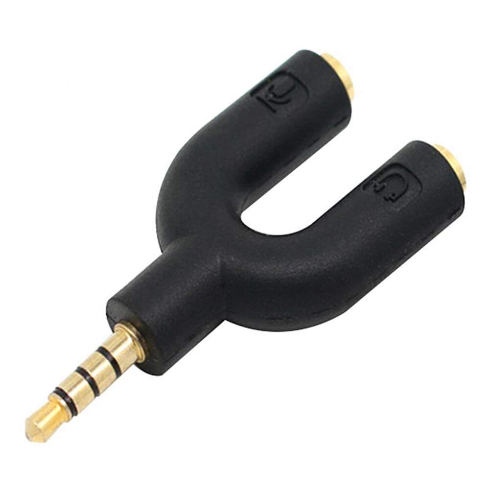Cm Products 3.5mm Audio Jack to Headphone Microphone Splitter Converter Adaptor (Specially Design for Mobile and Tablet Only) 2