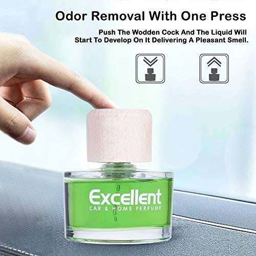 Tasotti Excellent Citrusland Push-Press Clever Wood Technology Car Air Freshener Perfume (60 ml) 2