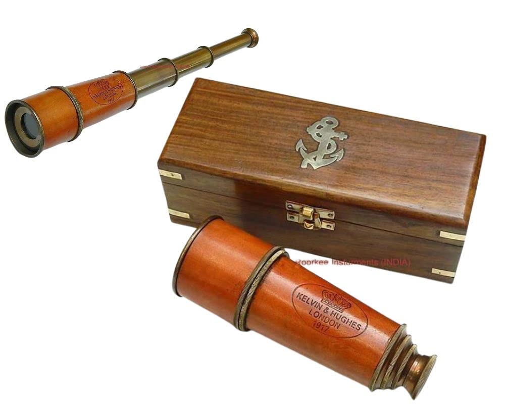 Kelvin & Hughes Spyglass Telescope Solid Brass