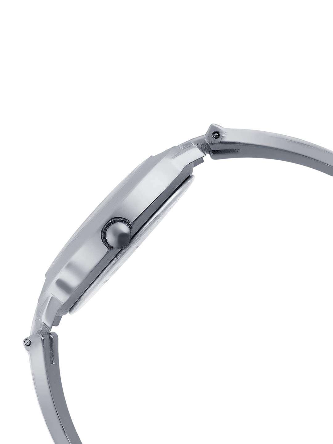 TIMESMITH WM White Dial Silver Stainless Steel Strap Watch for Women and Girls 2