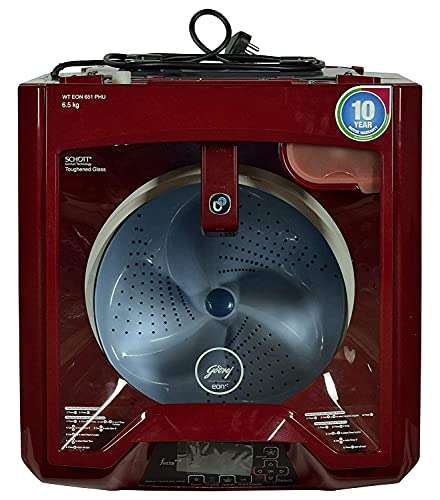 Godrej WT EON 651 PHU Fully-automatic Top-loading Washing Machine (6.5 Kg, Metallic Red) 4