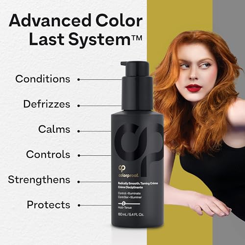 Colorproof Radically Smooth Taming Crème 5.4 Fl. Oz Smoothing Hair Cream with Black Currant, Jasmine & Peach Scent, Color Preserving and Humidity-Resistant Styling Cream 6