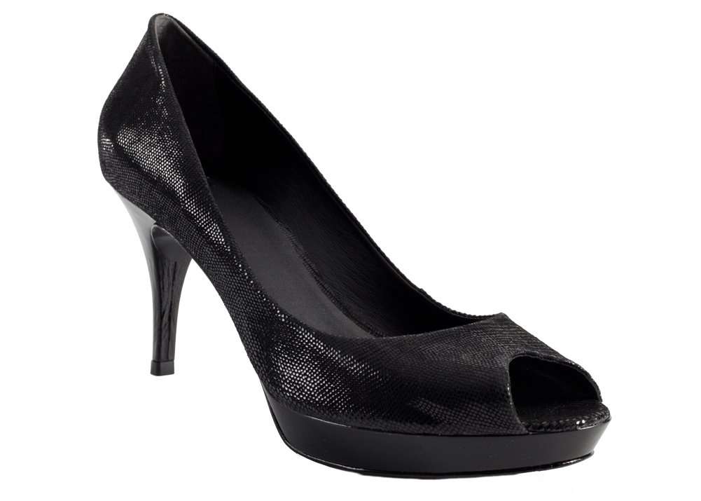 Zofie Women's LUCIA Black Raindrop Suede Pump 10 M US 5