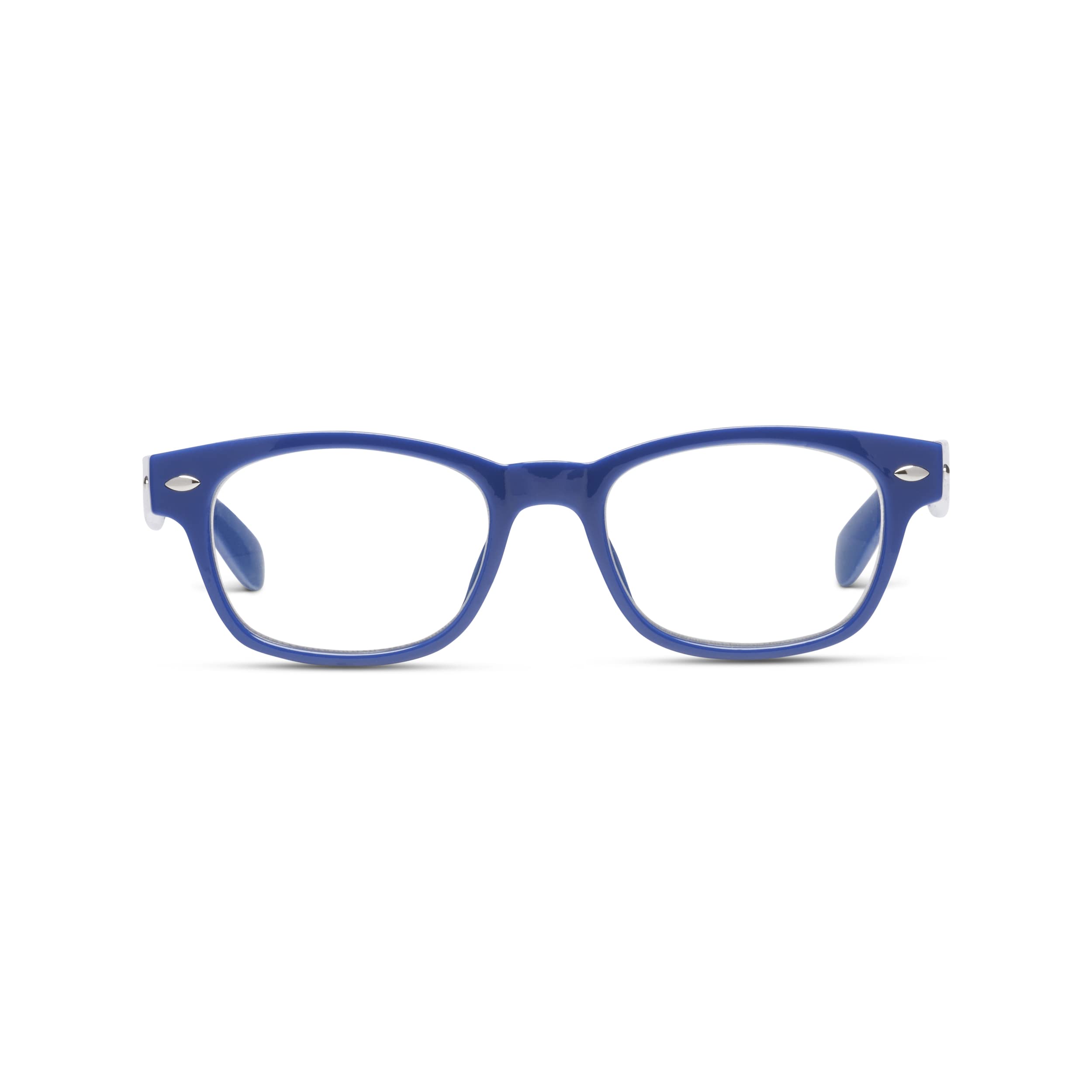Peepers by PeeperSpecs Clark Blue Light Blocking Reading Glasses, Blue +1.25 1