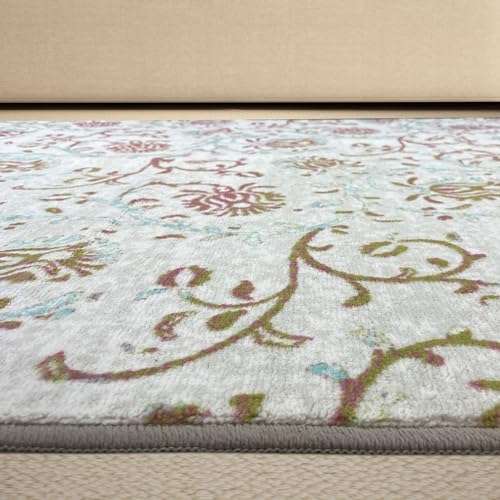 Welspun Wonder-Full Polyster 981 GSM Runner, Dining Table/Indoor Floor Runner Carpet for Bedroom - Anti Skid Runner (Beige - ‎2 X 5 Feet) 4