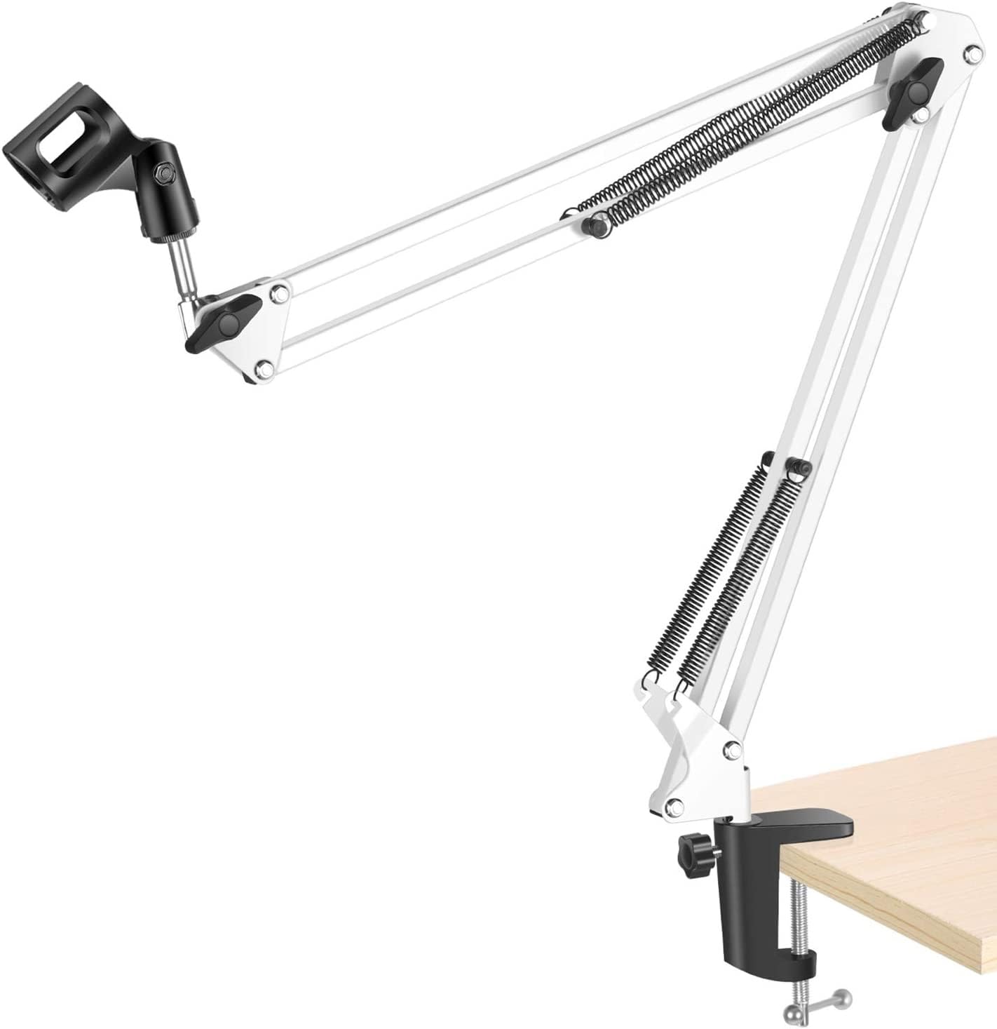 Techtest Microphone Stand Professional Desktop Mike Stand Boom Arm Musical Instrument Accessories Portable Mic Stand for Recording Studio 1