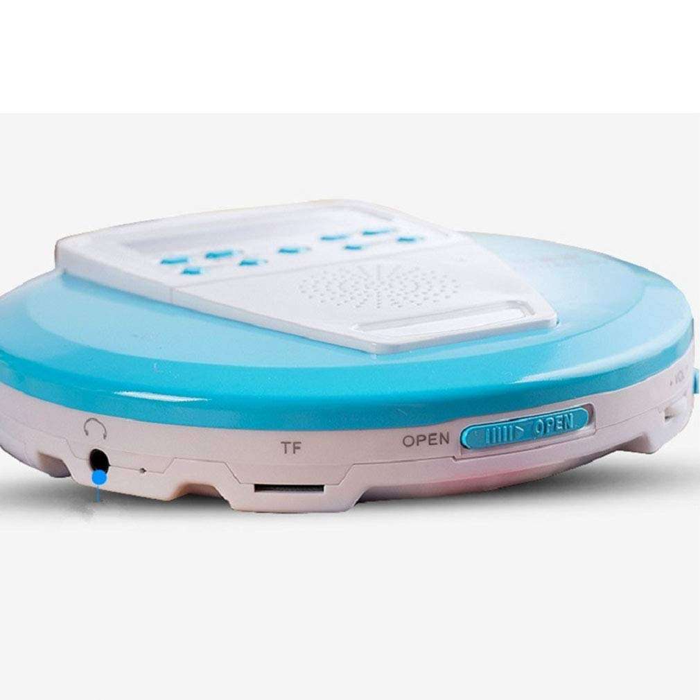 QAIYXM Rechargeable Portable CD Player for Audio CD&MP3 Disk Support U Disk&TF Card with Built-in Speaker & Anti-Shock/ESP,B 4