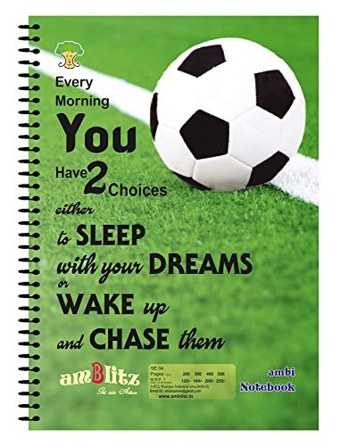 amblitz Unruled Spiral Notebook (A4; 200 Page) 1