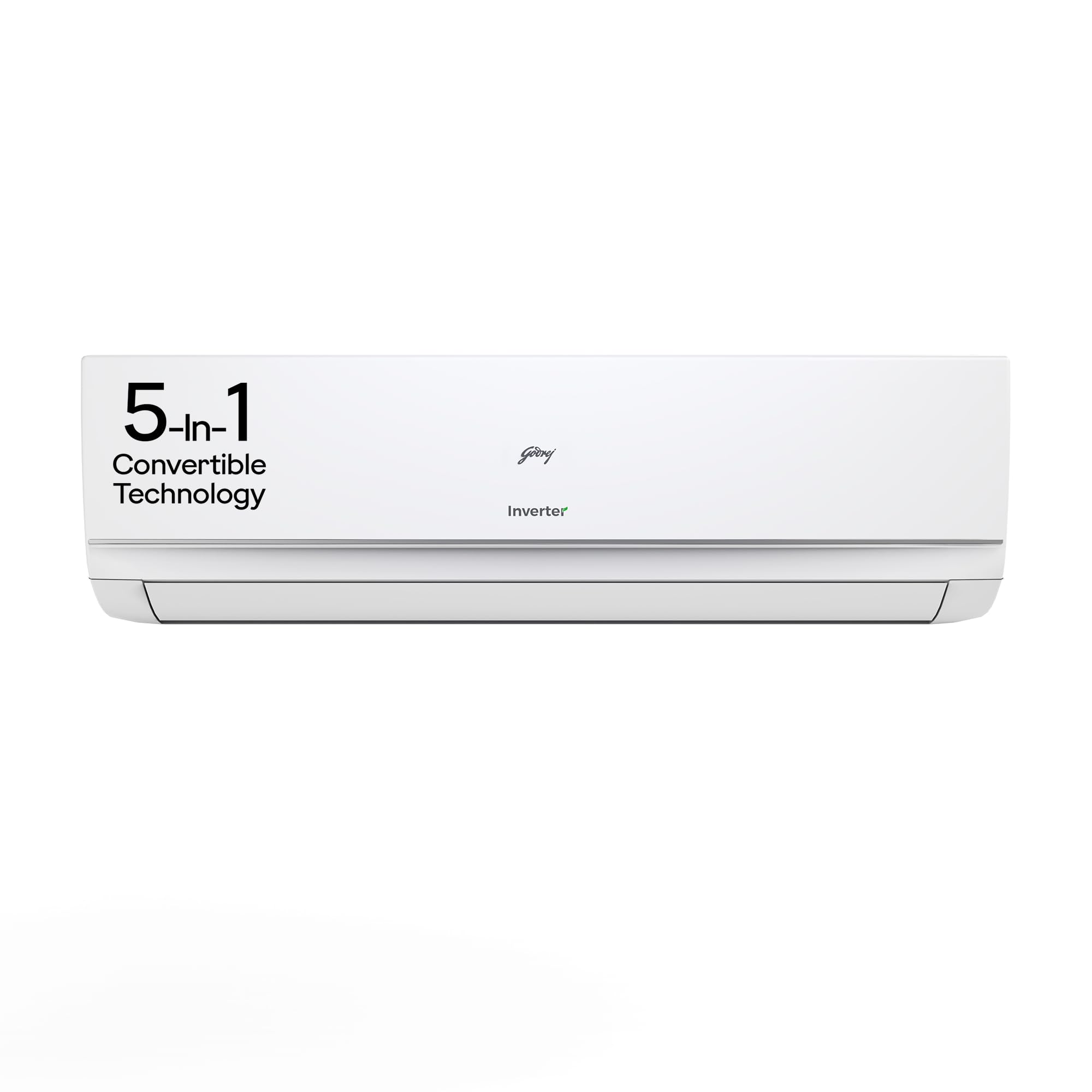 Godrej 1.5 Ton 3 Star, 5 Years Comprehensive Waranty, 5-In-1 Convertible Cooling, Inverter Split AC (Copper, Heavy-Duty Cooling at 52 Deg Celcius, 2024 Model, AC 1.5T EI 18NINV3R32 WYE, White) 1