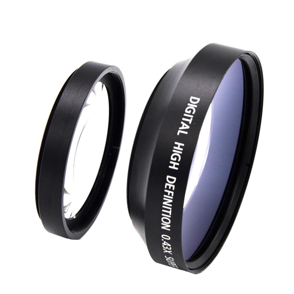 IVELECT 0.43x Wide Angle Lens Super High Resolution for 62mm Front Threads Camera 6