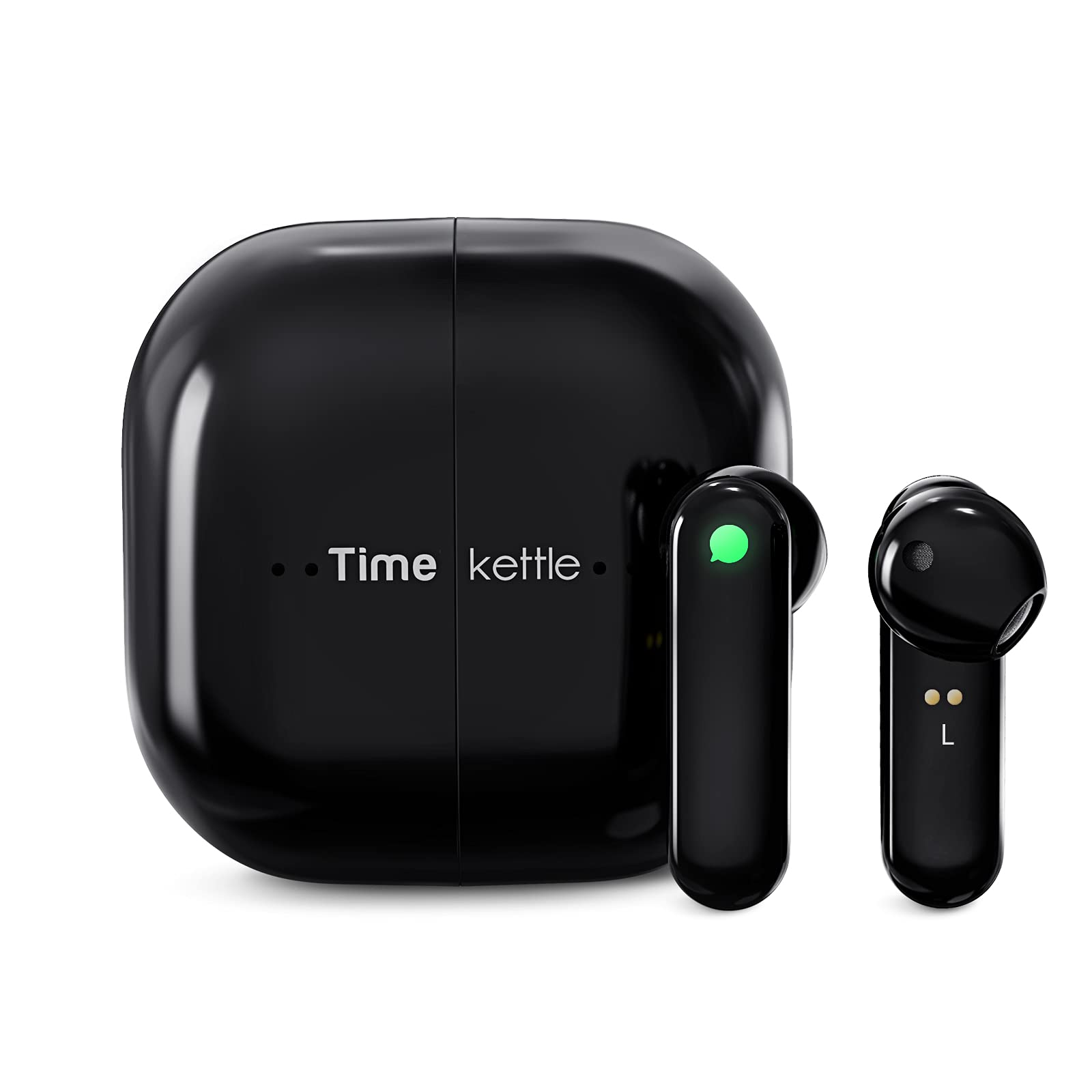 Timekettle M2 Language Translator Earbuds - Supports 40 Languages & 93 Accent Online, Instant Voice Language Translator with Bluetooth & APP, True Wireless Earbuds for Music and Call Fit iOS & Android