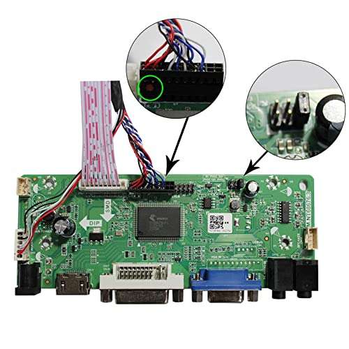 VSDISPLAY for 10.1" 1280x800 B101EW05 M101NWWB R0 R3 R6 40Pin WLED LCD Display Controller Board HDMI VGA DVI Audio Video Input 2