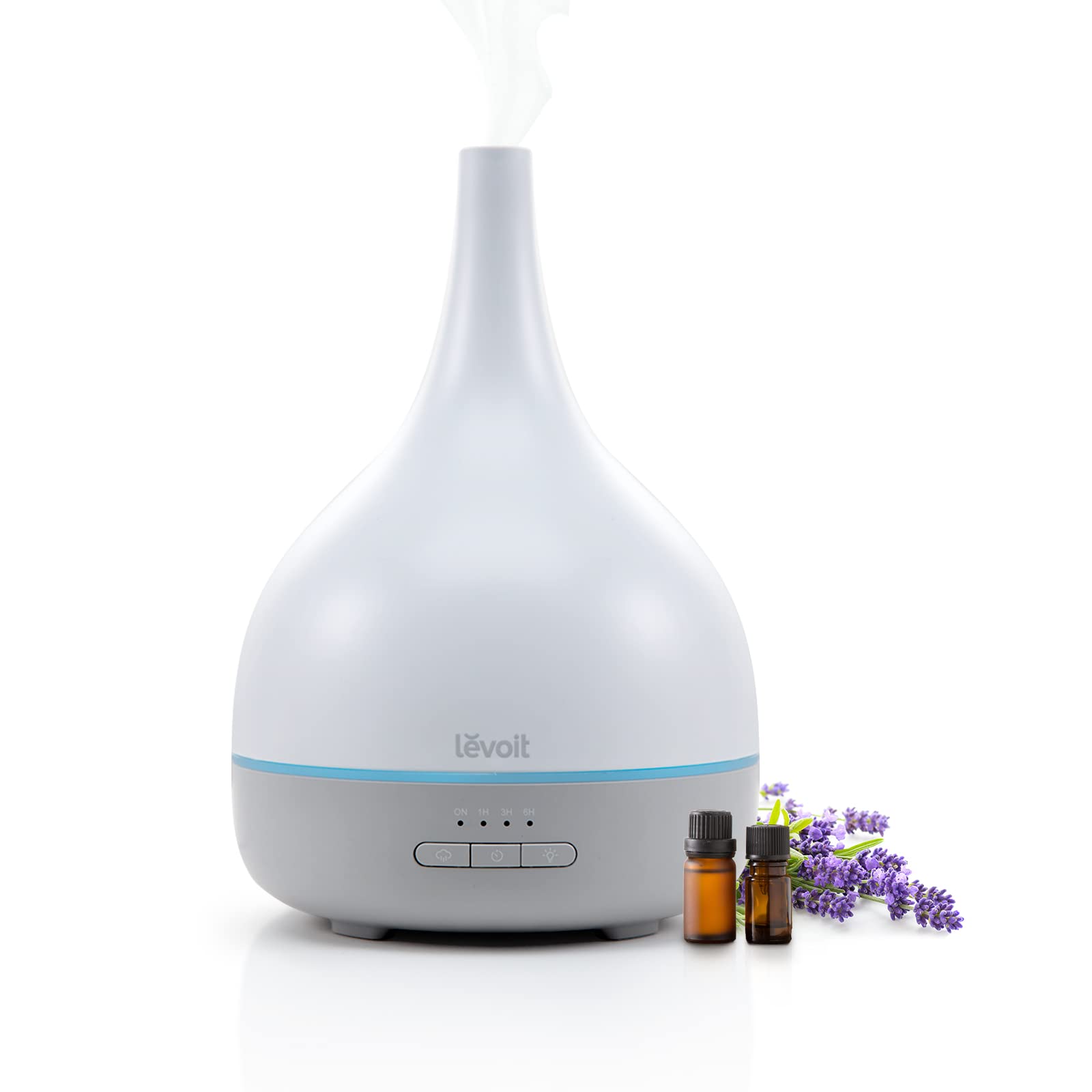 LEVOIT Air Purifiers for Bedroom Home, 3-in-1 Filter Cleaner with Fragrance Sponge & Essential Oil Diffuser, Aromatherapy Diffuser for Essential Oils, Cool Mist Humidifier,300ml 6