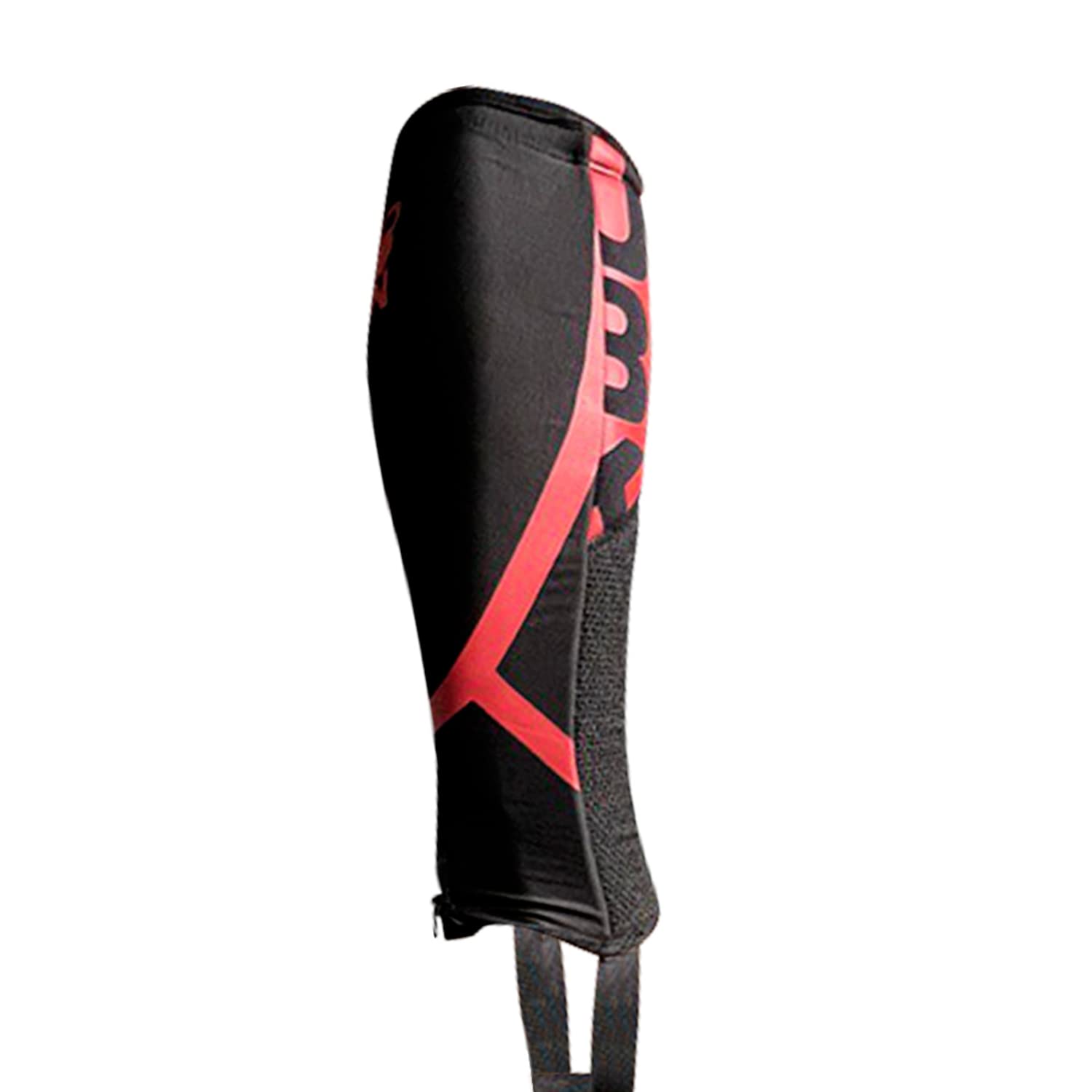 UNBROKENSHOP Shin Sleeves Pro Red 7mm Neoprene, Weightlifting, Deadlift, Rope Climb, Box Jumps for Men and Women, Single (L/XL) 4