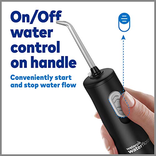 Waterpik Cordless Express Water Flosser, Battery Operated & Portable for Travel & Home, ADA Accepted, Waterproof for Shower Use, Black WF-02, Packaging May Vary 6