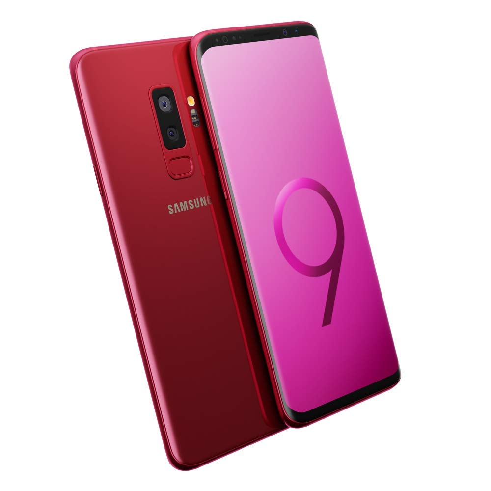 Samsung Galaxy S9 Plus (6.2", Dual SIM) 64GB SM-G965F/DS Factory Unlocked LTE - Burgundy Red 2