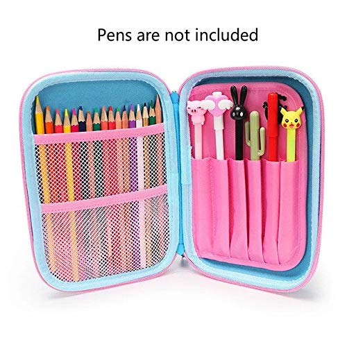 Arishto Unicorn Multipurpose Holographic Pencil Pouch/Case with Filled Sequin Water for Kids (Unicorn Pouch Mixed design's) 6