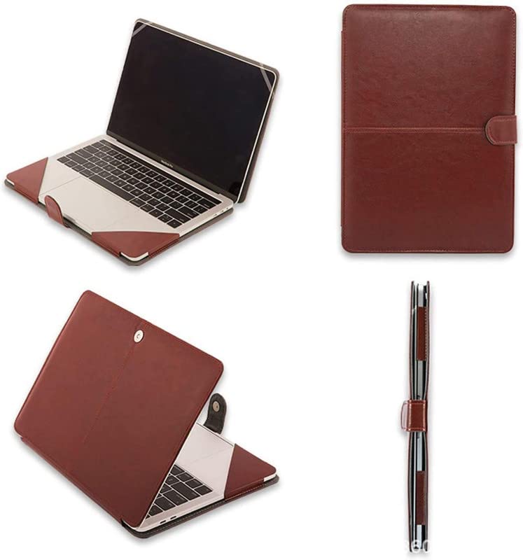 Flausen Genuine PU Leather Asus Gaming Laptop Cover - Compatible with Asus Tuf Dash F15-15.6 Inches - Stylish and Protective Cover for Gamers 6