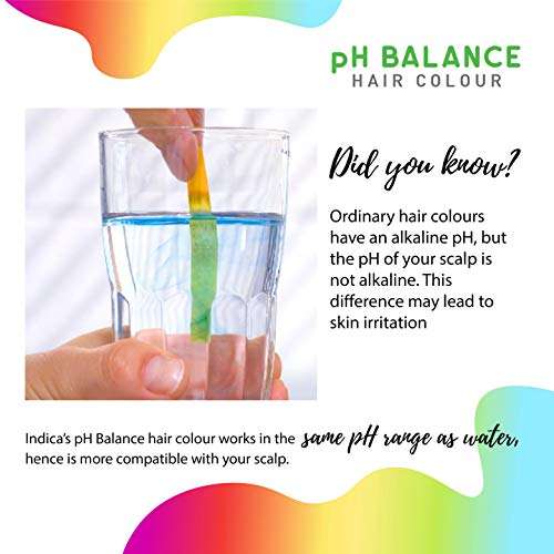 Indica pH Balance Long Lasting Dark Brown Hair Color with the Goodness of Aloe Vera and Marigold (Applicator Brush and Gloves Included), 40g + 40ml 3