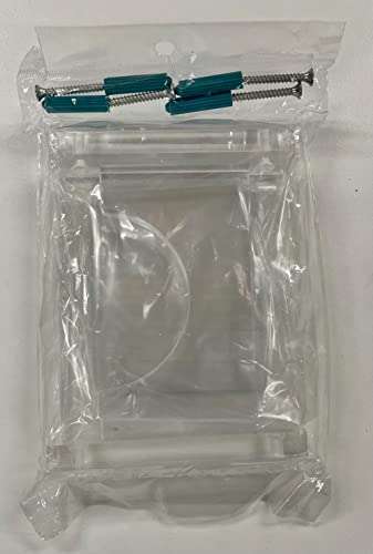 SAFTGARD SUPPLIES Deluxe Acrylic Horizontal Bat Tube Wall Mount Holder Bracket (Brackets Only) 3