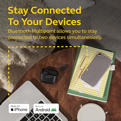 Jabra Elite 10 True Wireless Bluetooth Earbuds – Advanced Active Noise Cancelling with Dolby Atmos Surround Sound, All-Day Comfort, Multipoint, Crystal-Clear Calls – Gloss Black 5