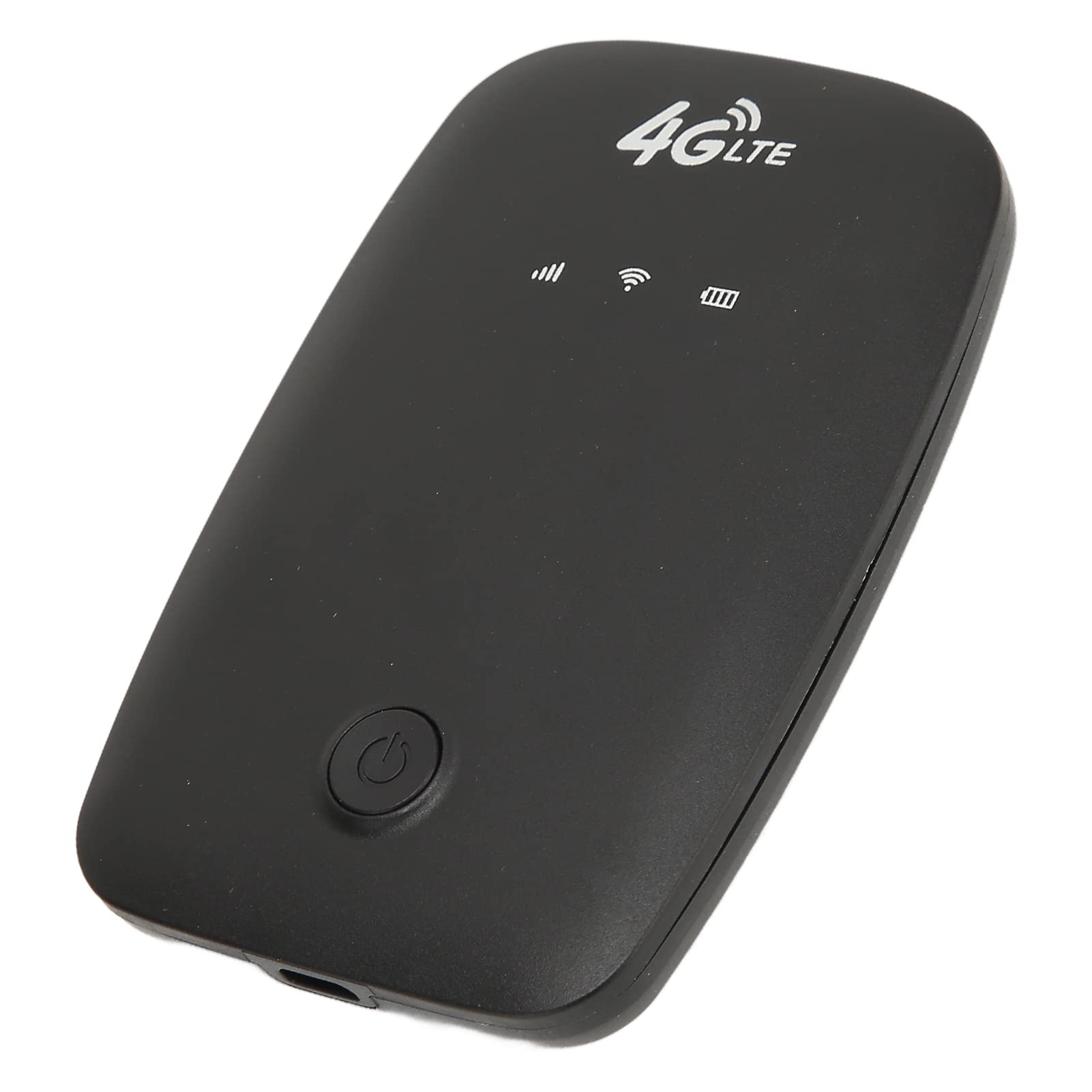Mobile WiFi Hotspot, High Speed Internet Access Portable 4G WiFi Router 2100mAh Battery SIM Card Slot Black for Cell Phone 5