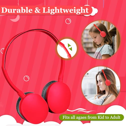GDBOMA Type C Headphones Bulk for Classroom School Kids 20 Pack,USB C Wired Headphones for School Phone Tablet Laptop PC Online Class Meeting Web Conference Practice Test Mixed Colors(B) 4