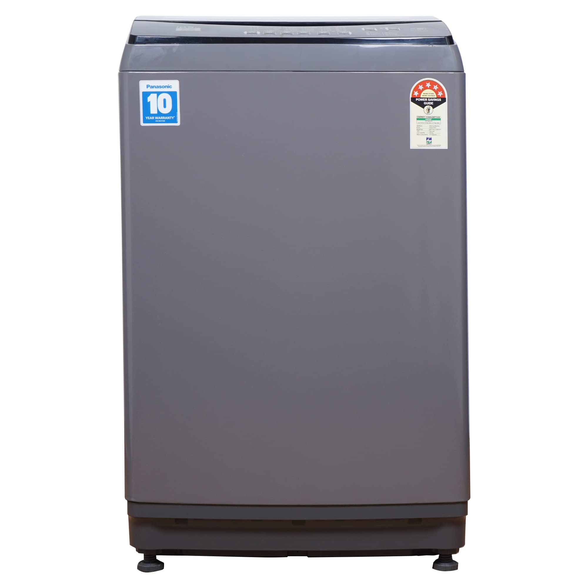 Panasonic 10.5 kg 5 Star Fully Automatic Top Load Washing Machine (Aqua Spin Rinse, NA-F105L1CRB, Dark Grey) 1
