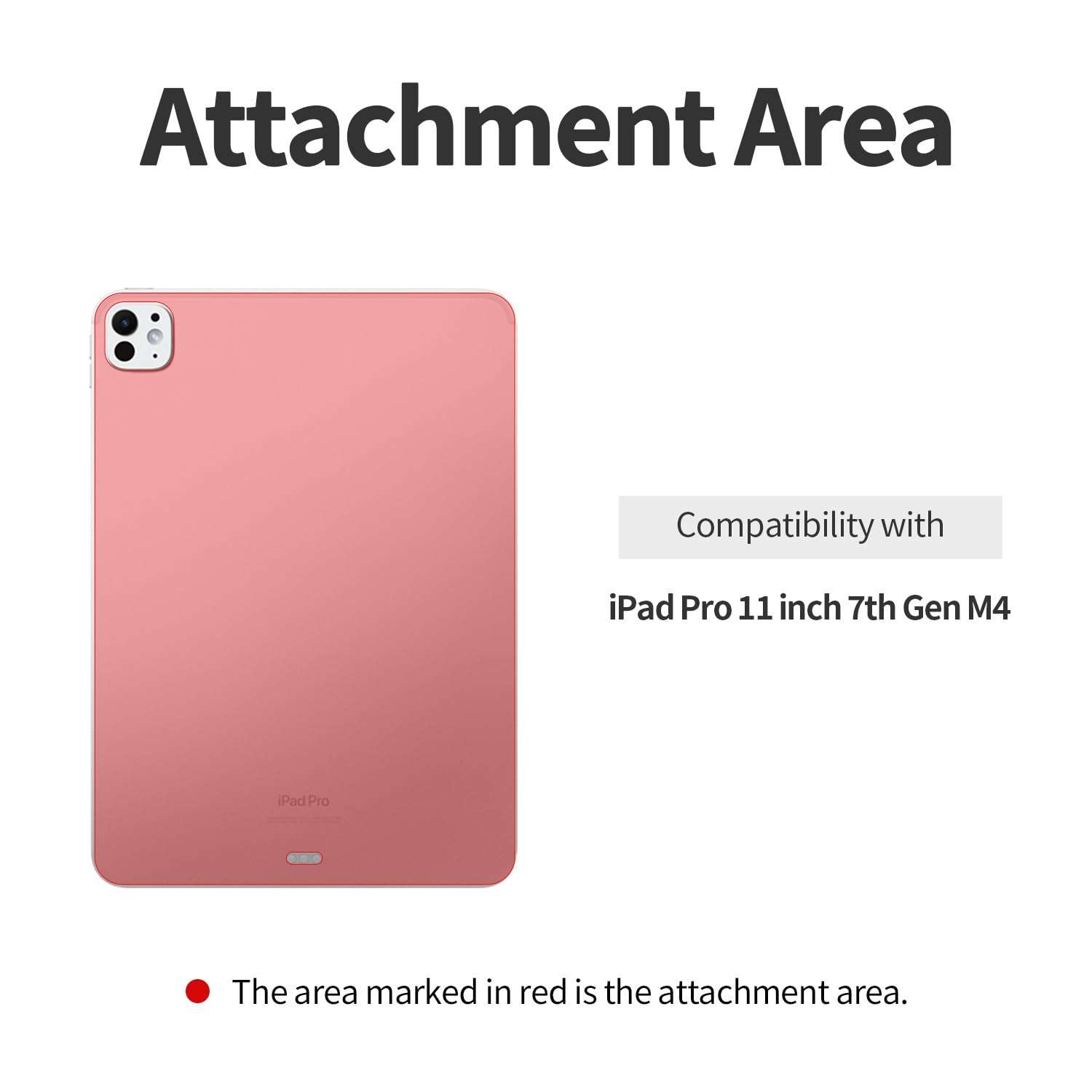 skoko [2 Pack Transparent Matte Back Protector Compatible with iPad Pro 11-inch M4 7th Gen Released in 2024, Easy Installation, Matte Clear Skin/Case-Friendly 3