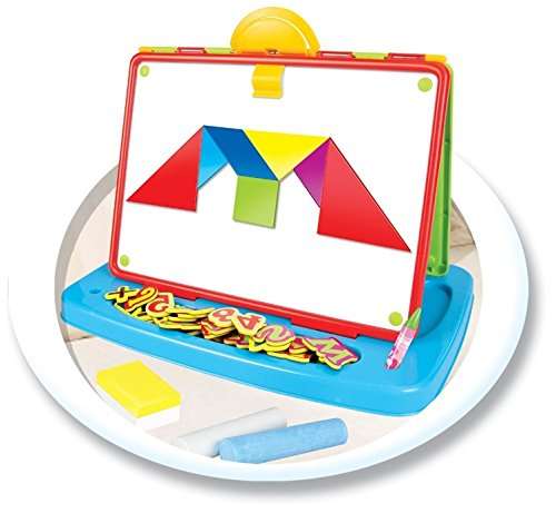 Toys Bhoomi Educational Double-Sided Kid's Portable Learning Easel with Magnetic Drawing WhiteBoard & Writing Blackboard 4