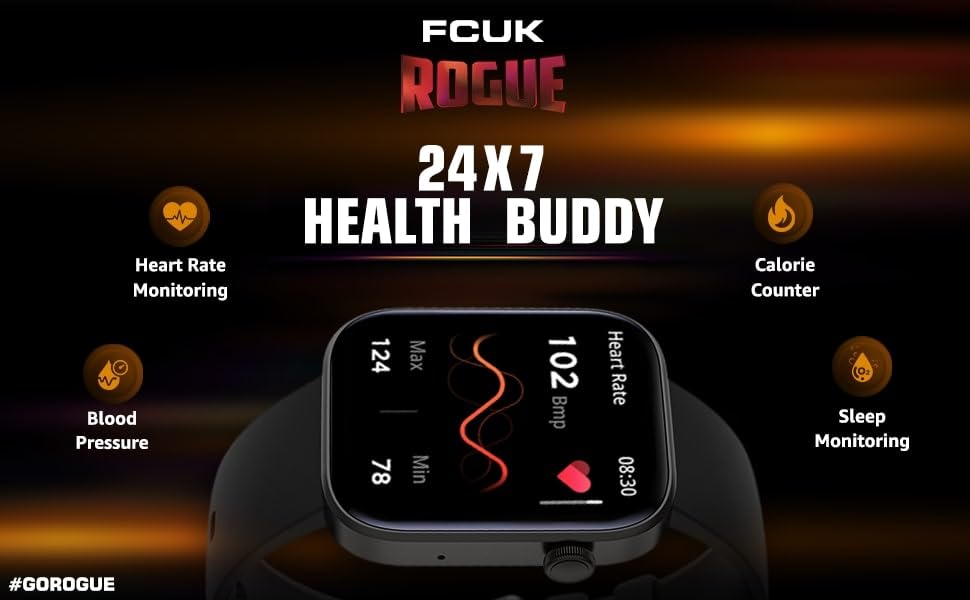 FCUK Digital Black Dial Unisex's Watch-FCSW06-C 5