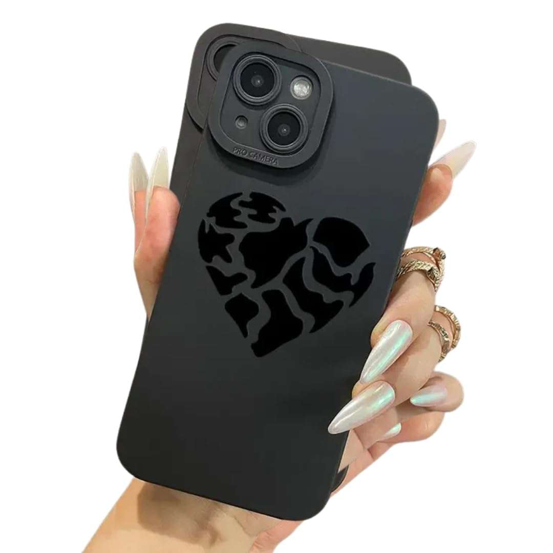 Heart Case For iPhone 13, Shockproof Silicone iPhone 13 Case, Love Cases For iPhone 14 Pro Max, 13, 12, 11, XS, XR, X, 7, 8, 14 Plus, SE 2020, Anti-Scratch, Gift Idea, iPhone Case For Women 1