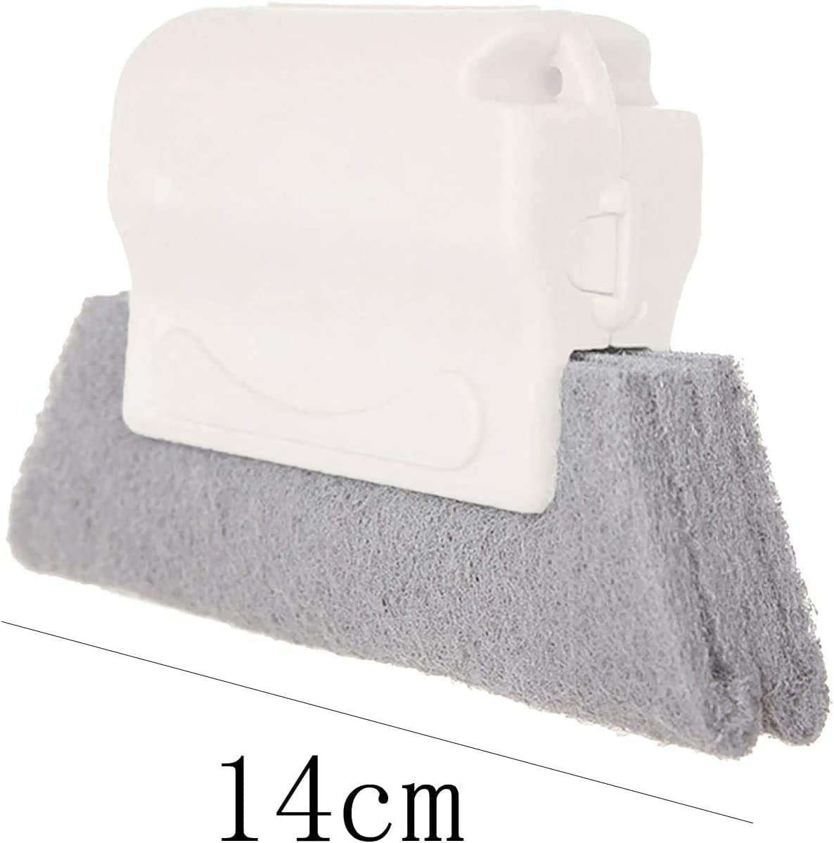 Kotinax Plastic Window Groove Frame Cleaning Brush, Hand-held Window Slot Cleaner Tools, and Magic Window Cleaning Brush, Quickly Clean All Window Slides and Gaps (2) 5