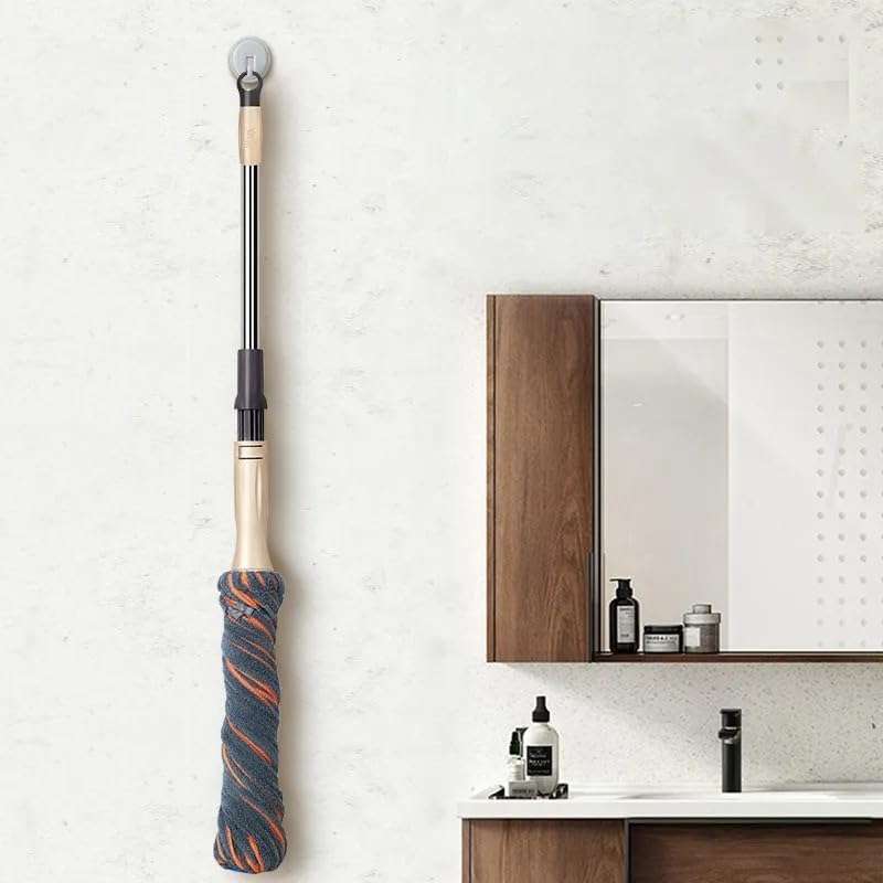 Microfiber Self-Wringing Twist Mop with Extendable Telescopic Handle, Floor Cleaning Mop, Floor Cleaner for Tile, Hardwood & Laminate, Hang-Up Storage Design 3