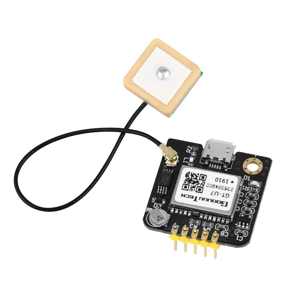 GPS Module Receiver,Navigation Satellite Positioning NEO-6M (Arduino GPS, Drone Microcontroller, GPS Receiver) Compatible with 51 Microcontroller STM32 Arduino UNO R3 with Antenna High Sensitivity 2