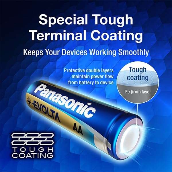 Panasonic Energy India Co Ltd Evolta Premum Alkaline Aa &Aaa Batterypack Of 4 3