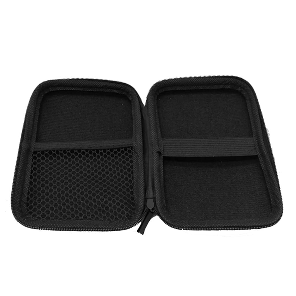 Psdndeww EVA Hard Carrying for Case for Portable External Hard Stoarage Box Black Disk USB Cable 5