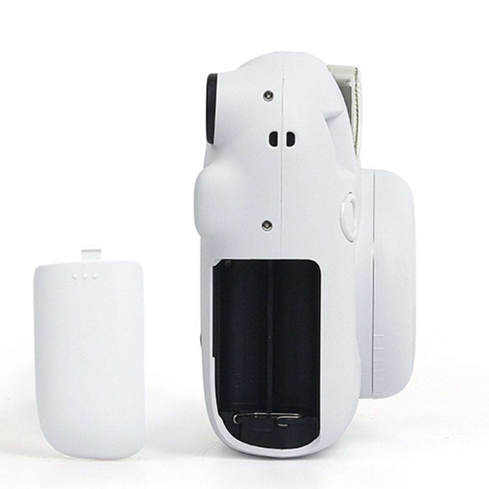 Portable Battery Cover Door, Plastic Battery Door Cover Replacement Battery Lid for Mini 12 Instant Camera Repair (White) 5