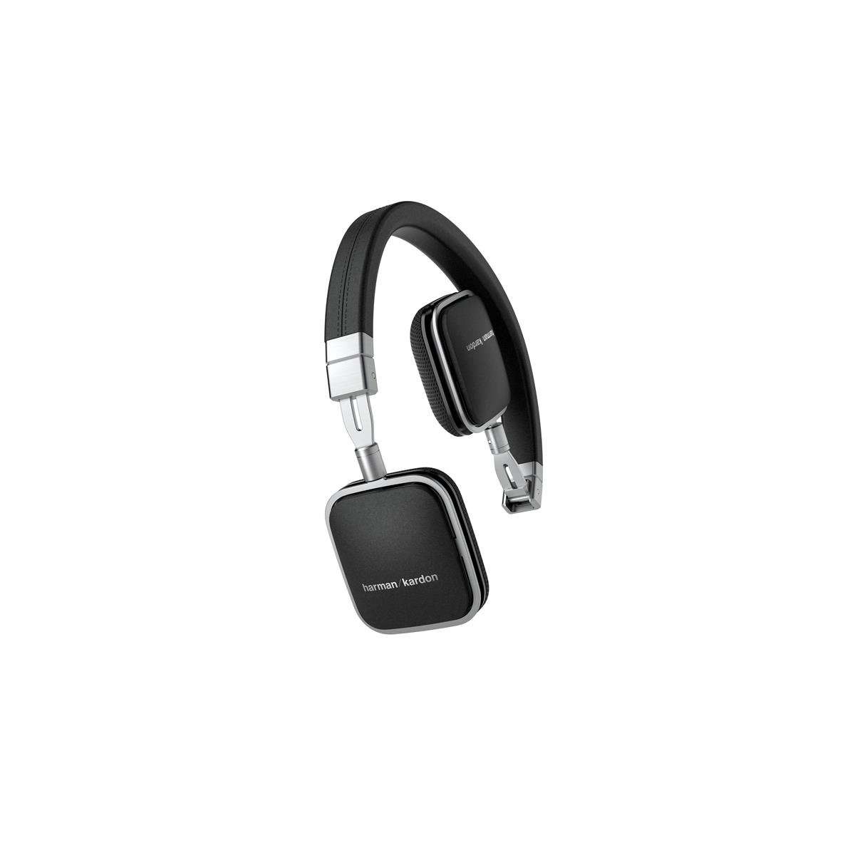 Harman Kardon SOHOi BLK Premium Lie Flat-On Ear Mini Headphones with iOS Remote (Black) 3