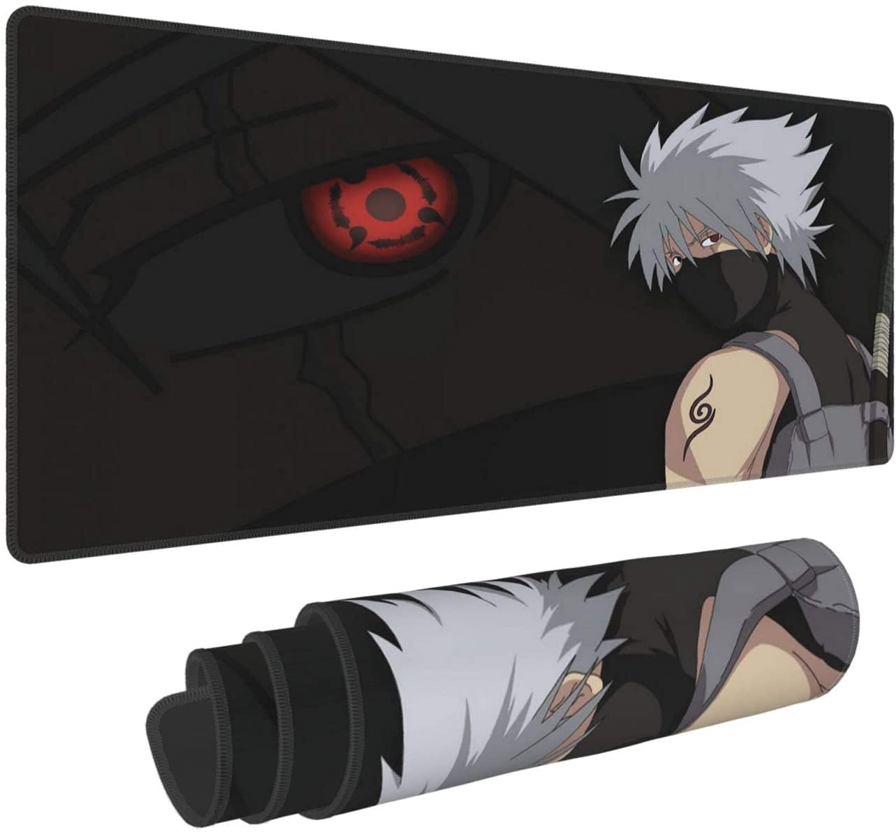 SMAIGE XXL Extended Gaming Mouse Mat/Pad - Large, Wide (Long) Mousepad, Stitched Edges | 27.6"x11.8"x0.08" Dimensions-Anime desigen for Men Boys 3